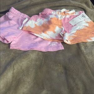Girls 2 Pack Reebok Shorts
